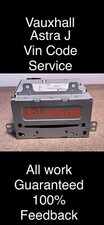 Vauxhall Astra / Meriva Car Radio Vin Code Service