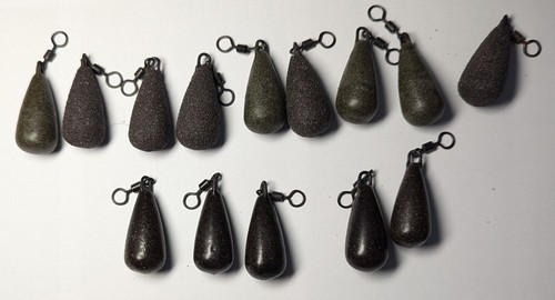 14x 1oz swivel heli lead - lead, mud