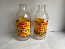 Vintage  Milk Bottles Nescafe