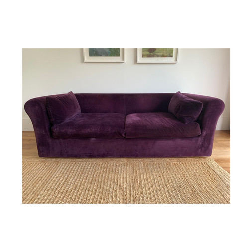 Habitat purple velvet modern - purple,
