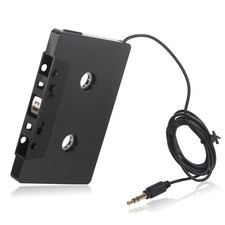 Black Cassette Aux Adapter For