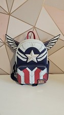 Loungefly  Marvel  Falcon Captain America Cosplay Mini Backpack 