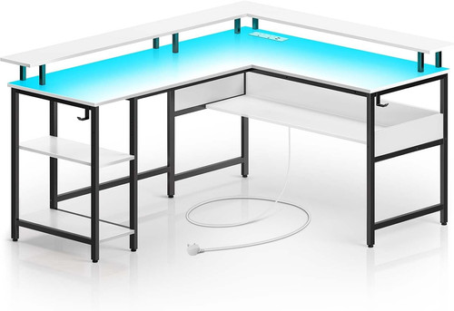 Shaped corner desk gaming - l-shaped,