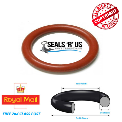 2mm cross section rings vmq - 2mm,