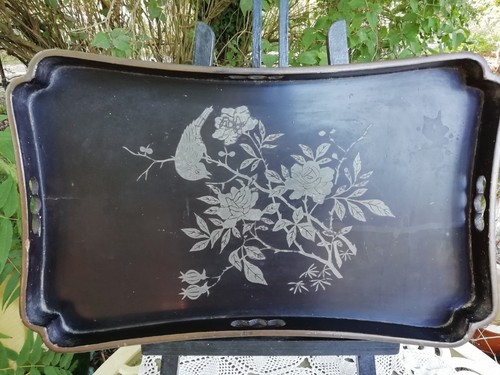 Antique chinese large black - large,