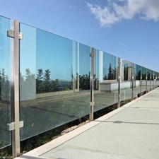 Clear Glass Balustrade Panels 10mm Toughened Glass for Decking Balcony Stairs