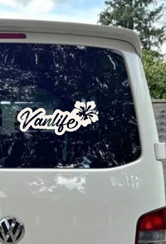 Vanlife flower vinyl decal - vanlife,