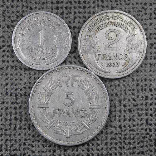 5 francs 1947 france - &,