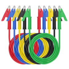 5PCS  Dual Crocodile Clip Test