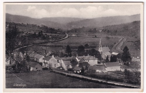 Llandogo village wye - village,