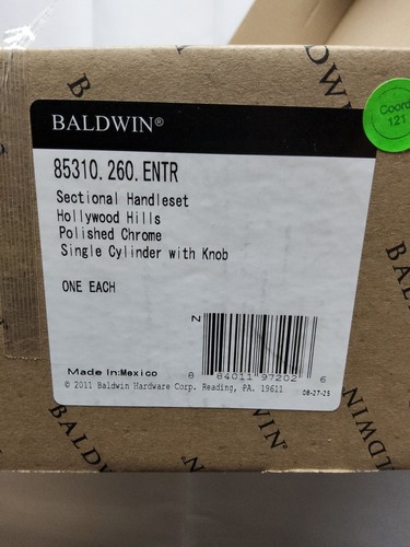 Baldwin 85310260entr polished - baldwin,