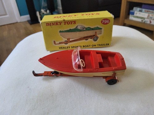 Dinky 796 healey sports boat - sports,