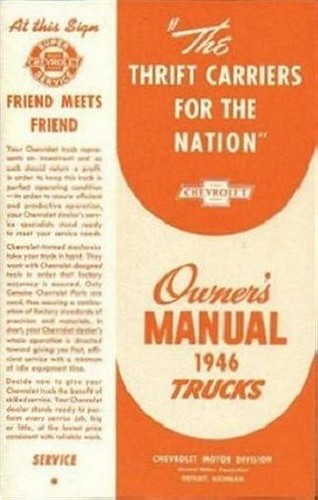 Chevrolet 1946 truck owner - chevrolet,