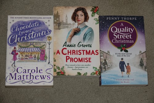 Christmas paperback books - 3,