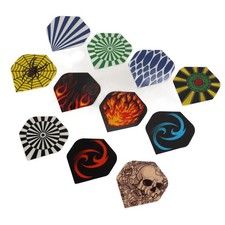 77Pcs Dart Flights Durable PET