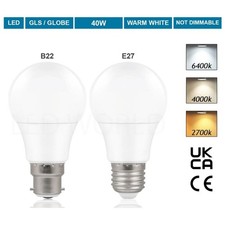 LED GLS LIGHT BULBS 40w 60w