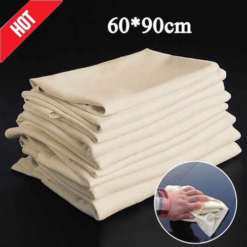 Large natural chamois leather - natural,