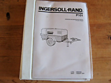Ingersol - Rand P101 compressor operation and parts manual