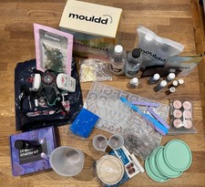 MOULDD AND UV RESIN BUNDLE WITH MOULDS, MASK AND LOTS OF EXTRAS