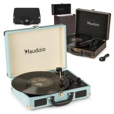 RP114 Briefcase Record Player with Speakers - Transfer Vinyl LP to Computer MP3