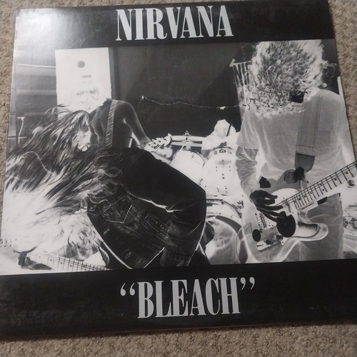 Nirvana bleach vinyl record - bleach,
