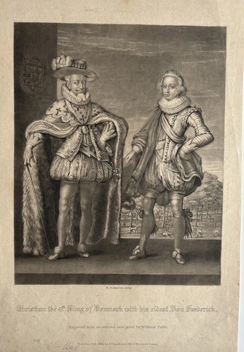 Antique mezzotint engraving - antique,