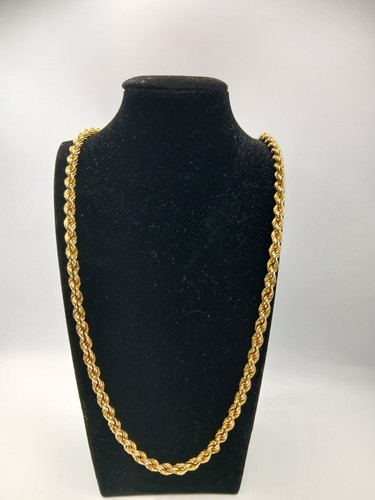 9ct gold rope - gold, chain