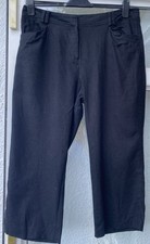 BHS Black Linen Viscose Blend