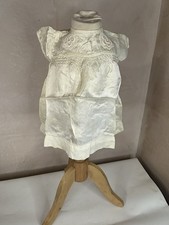 BEAUTIFUL ANTIQUE  BABIES SILK/SATIN DRESS (B13)