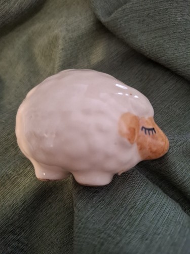 Ceramic sheep figure mid - sheep,