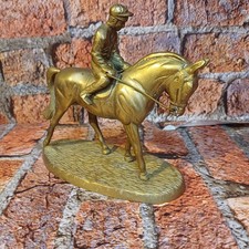 Vintage Solid Brass Horse Snd