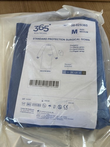 New standard surgical gowns - new,