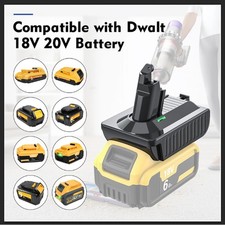 Adapter For DeWalt 18V 20V Battery Convert To Dyson V6 DC58 DC59 DC61 DC62 SV06