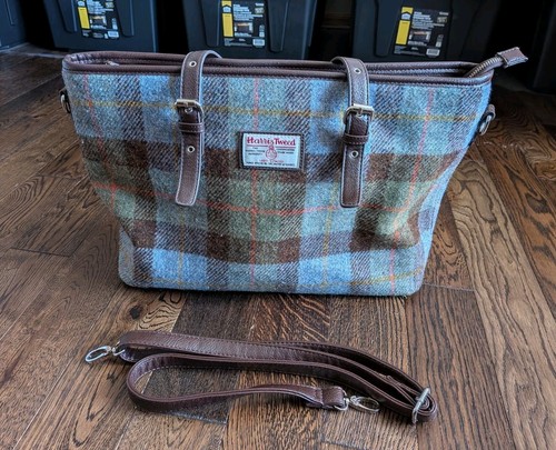 Harris tweed spey blue green - harris,