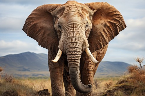 Elephant animal canvas picture - elephant,
