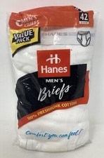 Hanes Briefs 6 Pack Men's Size