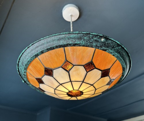 Tiffany style ceiling - tiffany,