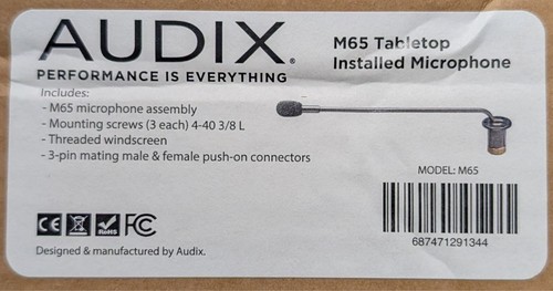 Audix m65 tabletop - audix,