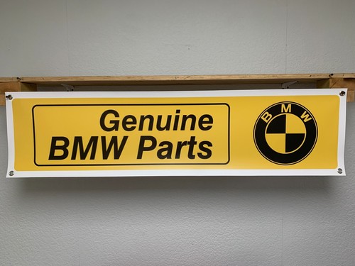 Bmw parts banner retro - bmw,