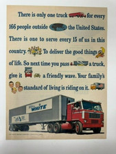 Magazine Print Ad 1963 White