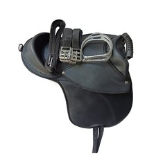 Children Plain Black Synthetic