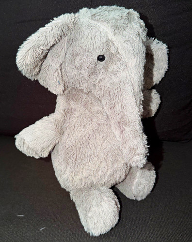 Grey plush elephant - grey,