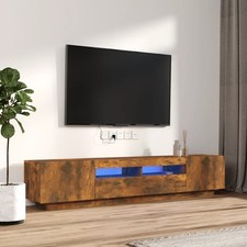 TV Cabinet with LED Lights ,TV Stand Media Unit Furniture,Multi Colours vidaXL