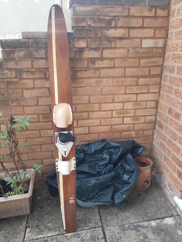 Single wooden water ski for - wooden,