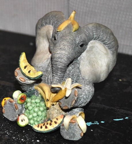 Tuskers elephant figurine - tuskers, figurine-
