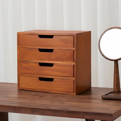 Wooden desktop storage cabinet - storage,