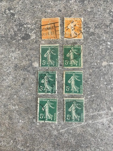 A153 lot vintage french - of,