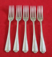 5 x Vintage Silver Plated EPNS