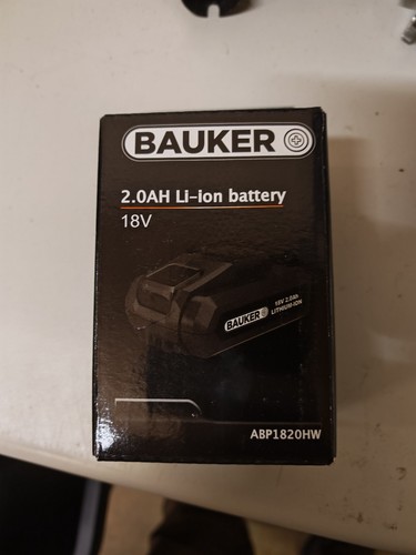Bauker 18v ion 0ah - 18v, li-ion