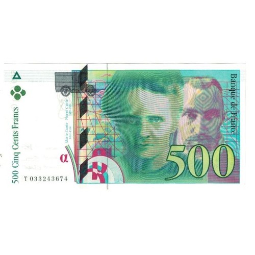 France 500 francs pierre et - france,,